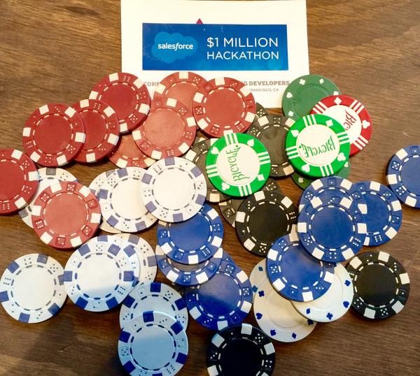 vasujain's tweet photo. Token for million ahead @pooran @punknight16 @PriscaPan @flyawayclaire @mayi_bg #dfhack14 #hackathon @SalesforceDevs http://t.co/7DdiN5vJwF