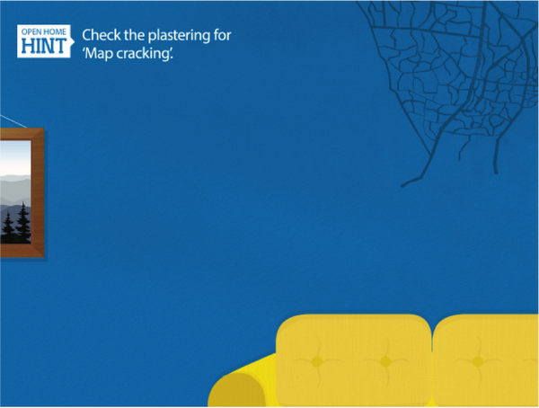 ANZ_AU's tweet photo. Check internal wall plastering for fine hairline cracks. Finding one may lead to others. #BuyReady #OpenHomeHint http://t.co/WEbtdpgV7e