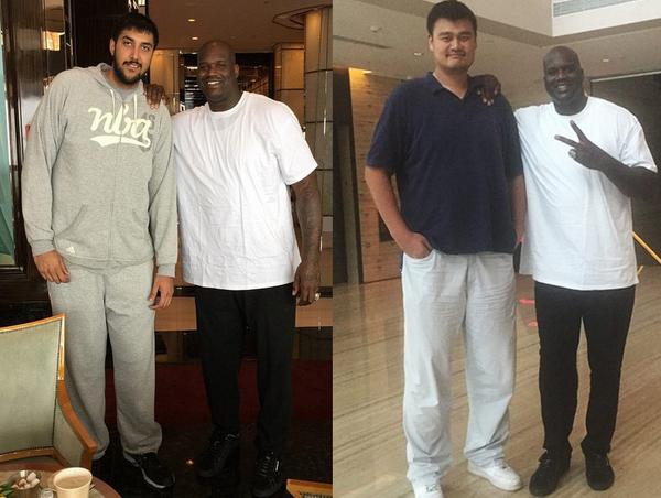 Kevin Hart And Shaq And Yao Ming news word. 