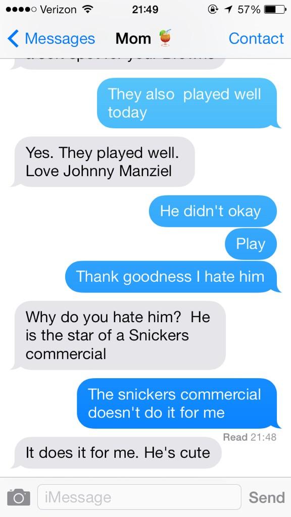 lexykb's tweet photo. Clueless mother is clueless @MeaganBak @mikebak_27 #GoBrowns http://t.co/MQf3L3UUJl