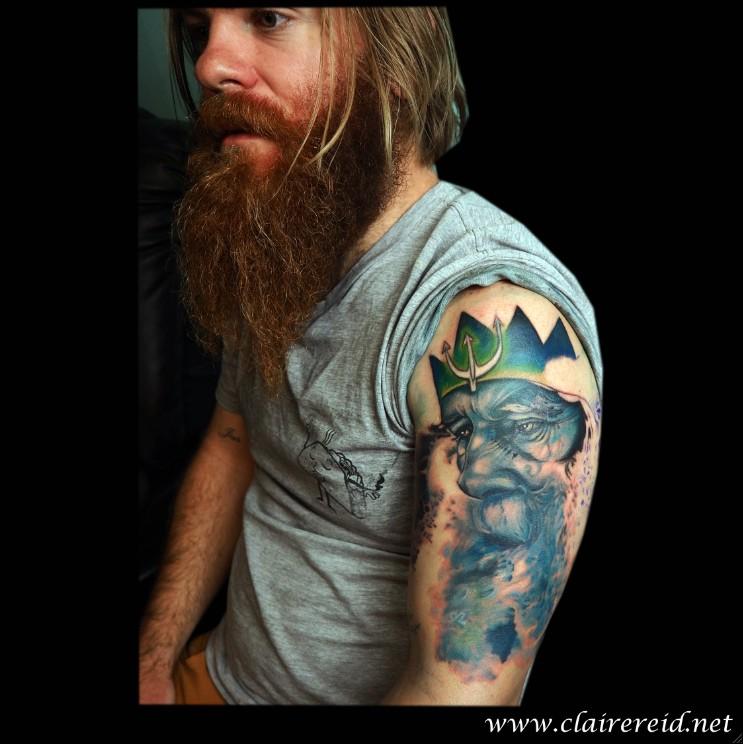 40 Trident Tattoo Designs For Men  Neptune Ink Ideas  Trident tattoo  Tattoo designs men Picture tattoos