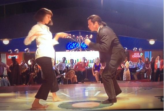 amber700's tweet image. One of my favorite movies. #PulpFiction #Travolta #dancingscene