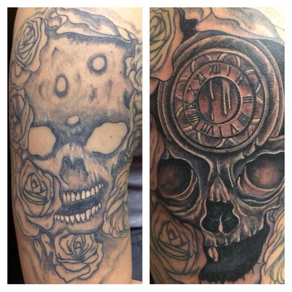 TommyRo6's tweet photo. Tattoo repairs by Tommy Rodriguez @TommyRo6 @allinklusivetattoo #InkMaster#inktober#tattoo#tattooedandemployed http://t.co/O102F2Zly6