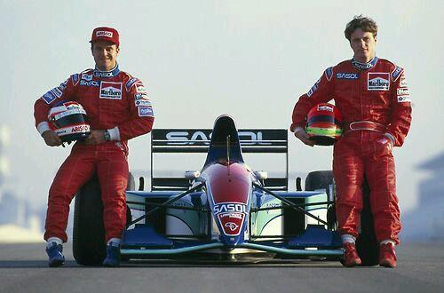 grænse med sig perspektiv F1 Images on Twitter: "Rubens Barrichello &amp; Eddie Irvine, Jordan-Hart,  1994. #Formula1 #F1 http://t.co/sxnfFtWa5r" / Twitter