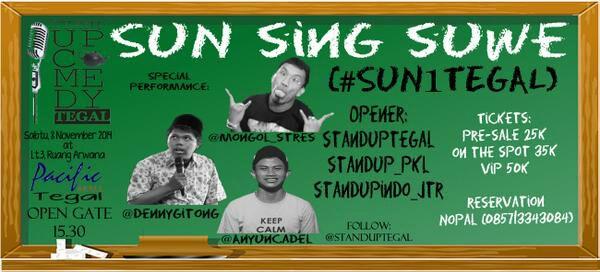 JogjaUpdate's tweet photo. #jogja @infotegal 8/11/14 SUN1 Tegal w/ @Mongol_Stres di Pacific Mall Lt.3 #tegal Jateng http://t.co/XIkmWZa88e