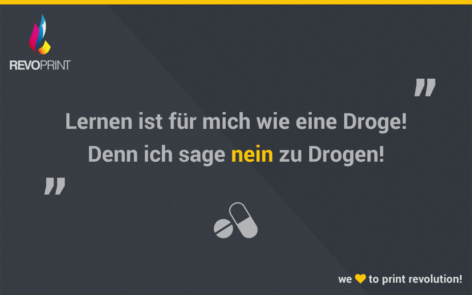 _REVOPRINT_'s tweet photo. Vorbildlich! 
Zitat eines Musterstudenten. Gehts euch genauso?
#Student #Lernen #Drogen https://t.co/57QFzJKcPJ