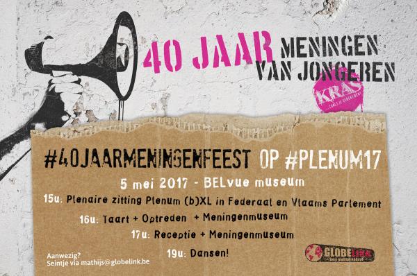 vlaparl's tweet photo. #vlaparl wenst alle deelnemers aan #plenum17 van @Globelink van harte welkom ! #jongerenparticipatie @KRASGlobelink https://t.co/ZFVsT2vF2B