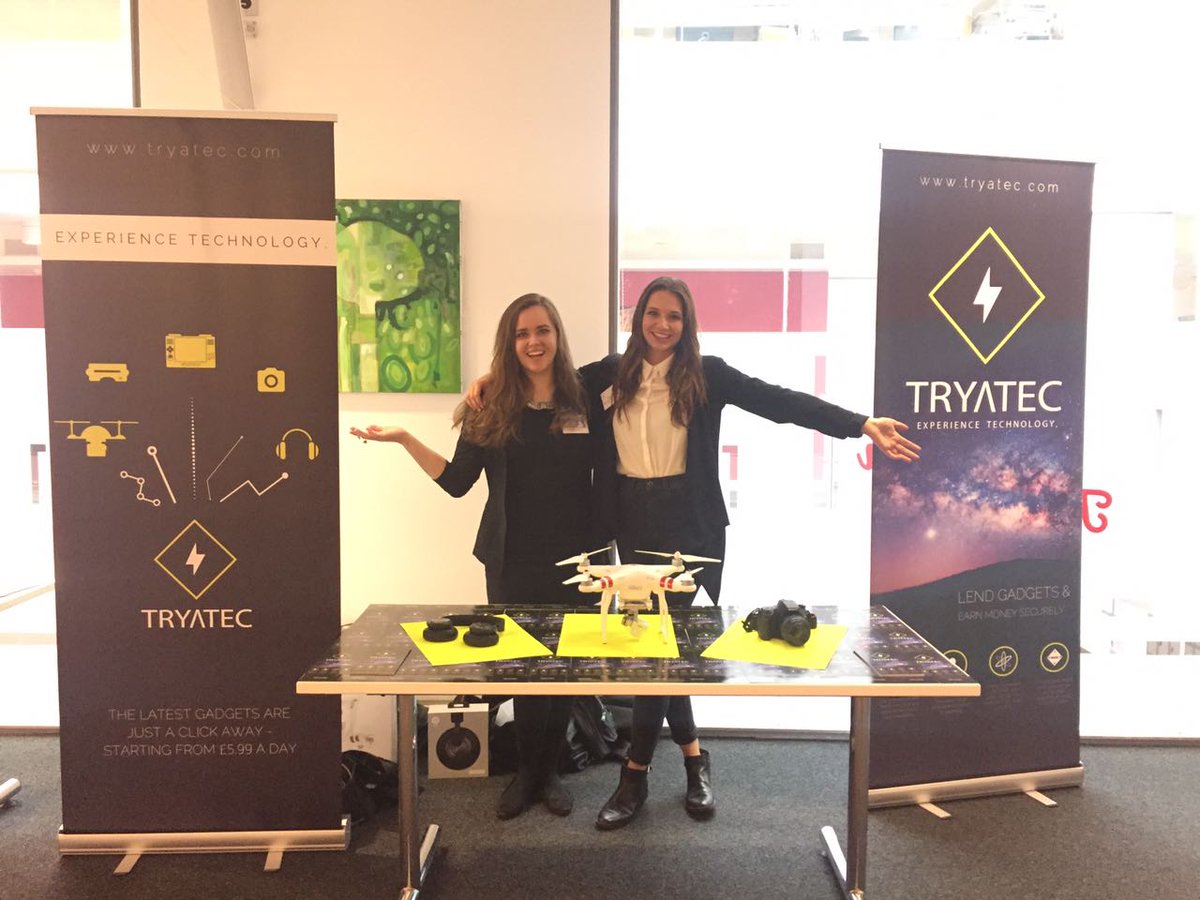 Elvia_Sokolova's tweet photo. Love being part of Cass Innovate at @cassbusiness today! Showcasing @Tryatec with @SaaSabine to celebrate entrepreneurship #CassInnovate https://t.co/5mhfA9jzg0