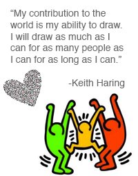 Today would have been Keith Haring\s 59th Birthday. Happy Birthday, Radiant Baby!   