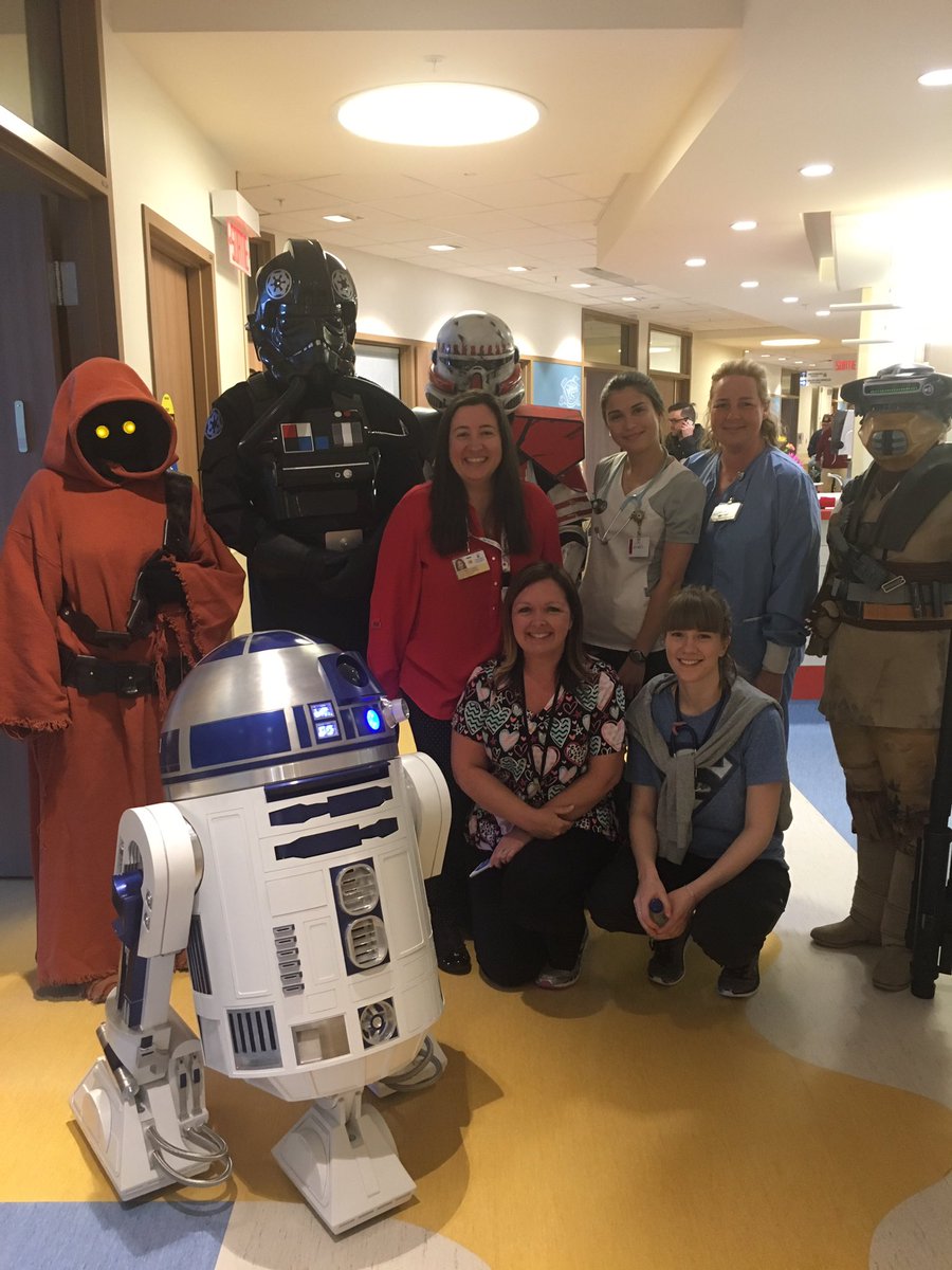 ShrinersCanada's tweet image. @ShrinersCanada says "May the 4th" be with you! Big thanks to @501stLegion volunteers who visited the hospital with @TOYSFORASMILE