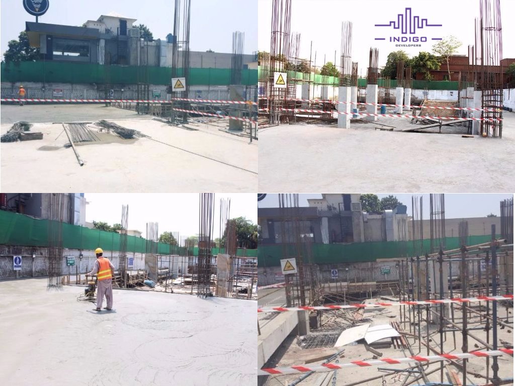 Indigo_pak's tweet photo. Construction work is continuing at full pace Al-Hamdolillah Ground Floor Slab has almost completed #Indigodevelopers #Constructionprogress https://t.co/GVrjLKYm2l