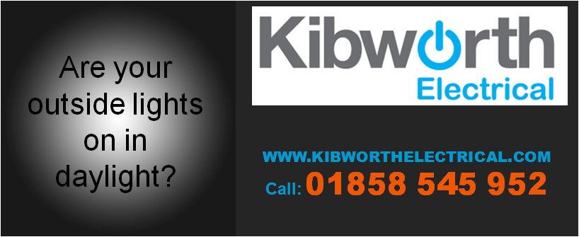 Spotting spotlights / outside lighting on during daylight hours? - This may mean there’s a problem with the timer or sensor #Harborough