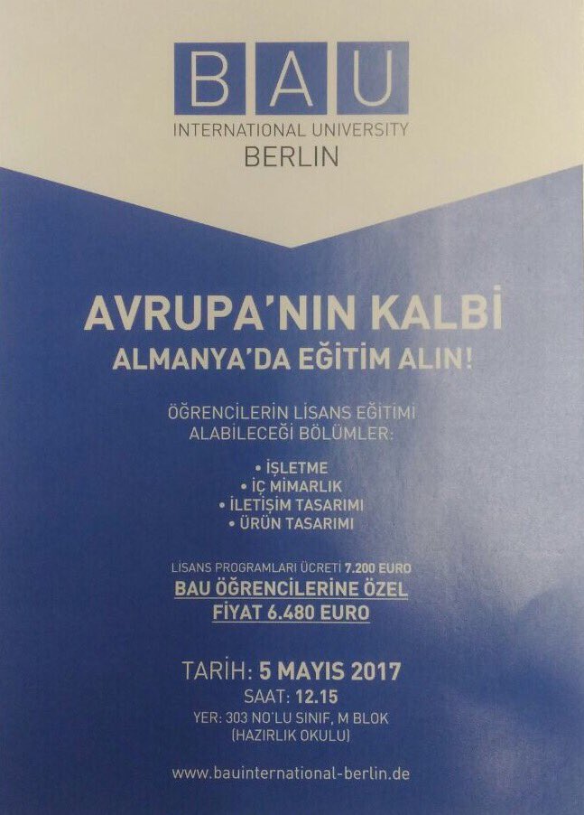 A unique experience in the heart of Europe for BAU students!