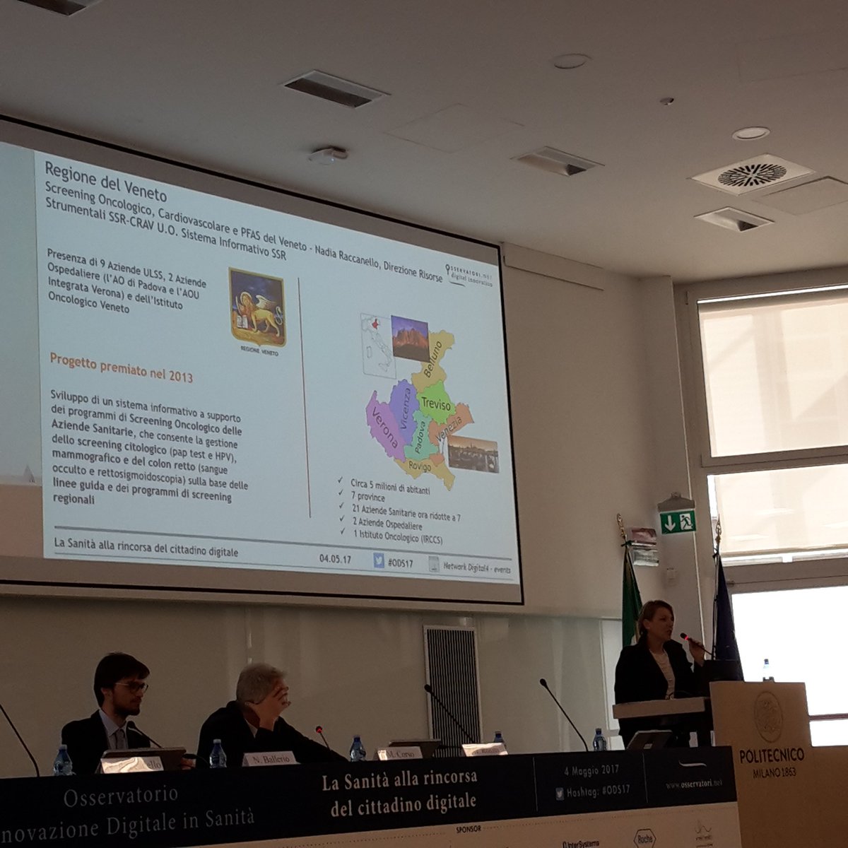 Consorz_Arsenal's tweet photo. Raccanello presenta risultati e sviluppi futuri progetto #screening iniziato nel 2013 in @RegioneVeneto premiato da @Osserv_Digital. #FSEr https://t.co/UY6HcW1eO9