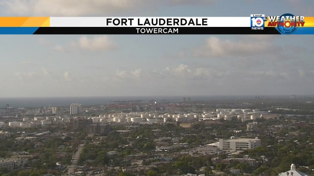 Lots of sunshine breaking through some clouds over Fort Lauderdale. Watch Meteorologist Julie Durda at 9am. https://t.co/lHDQW6SZxl
