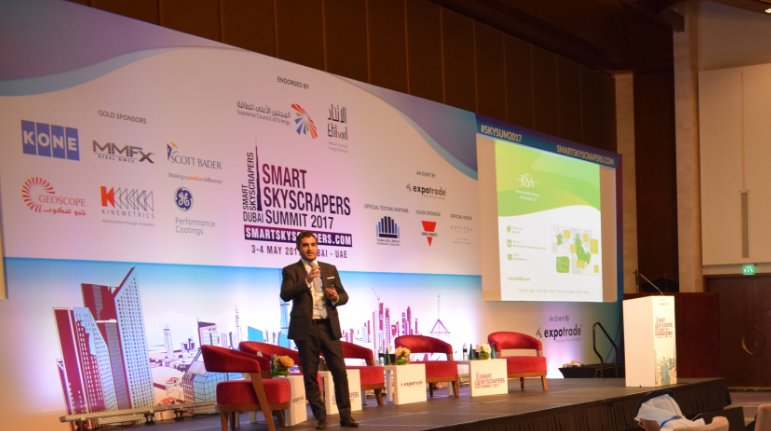 bsa_bh's tweet photo. BSA was proudly represented by Partner @MichaelKortbawi at #skysum2017
His speech on liability for #Dubai tower fires was a great success! https://t.co/W5L9e53wBX