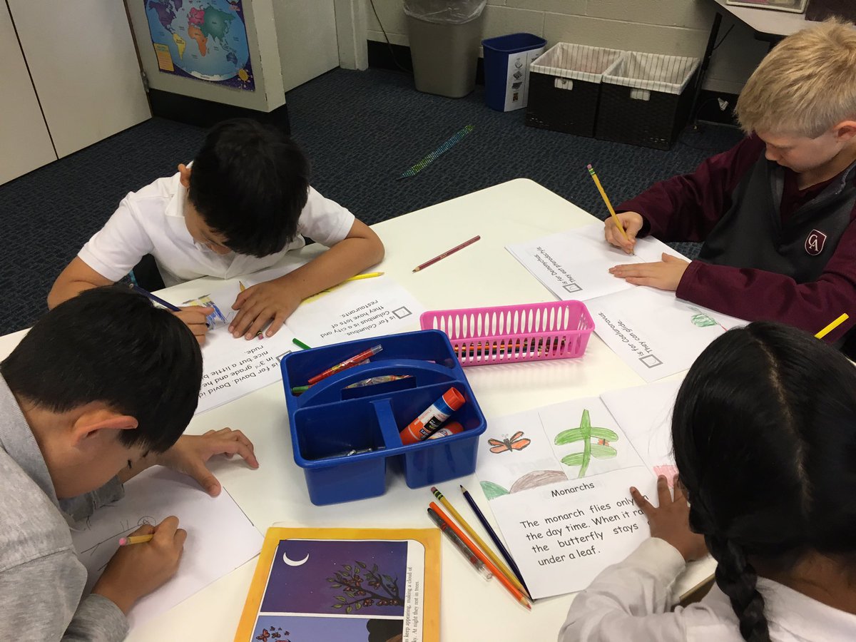 CAFirstGrade's tweet photo. Illustrators Studio - illustrating our Authors' Celebration books. https://t.co/BQgbnsMa9A