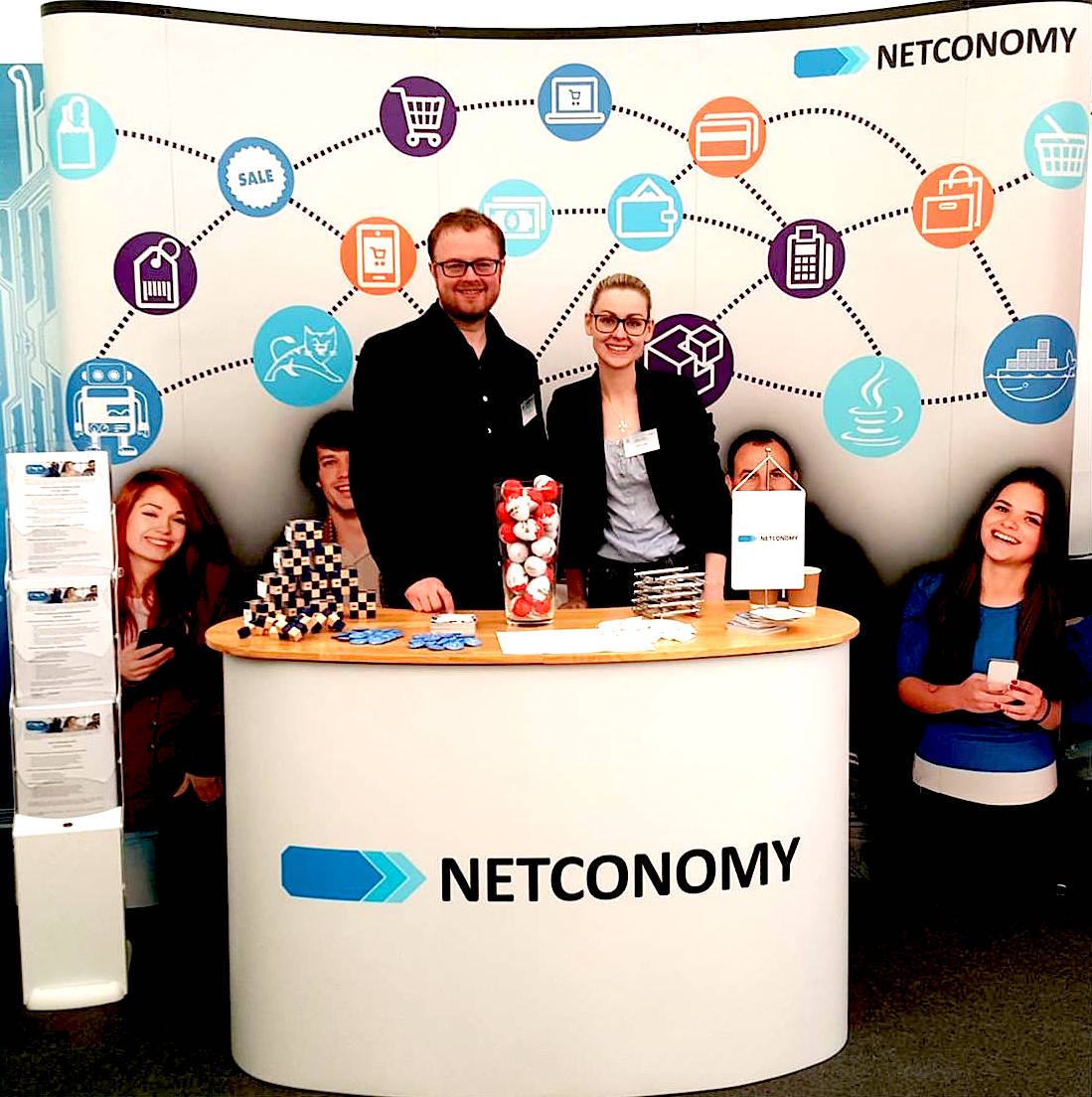 netconomy's tweet image. .@netconomy auf der #teconomy in Graz...
vertreten durch Christoph (Development Lead) &amp;amp; Nicole (HR Specialist)