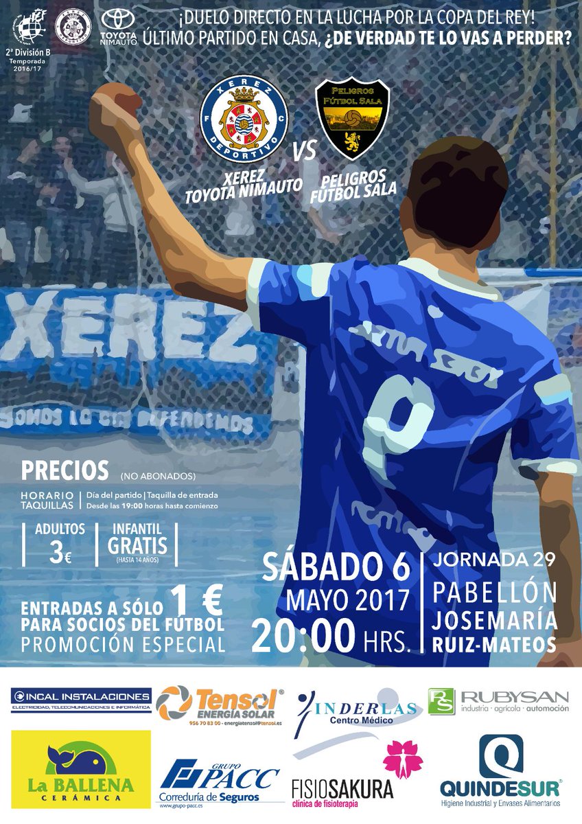 Vamos gente hay que darles las gracias reventando el Ruiz Mateos ellos se lo merecen #RuizMateosAzulyBlanco #AlFutsalConMiBufanda.