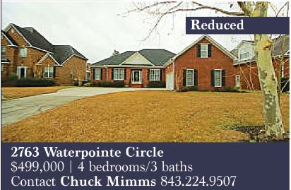 SandDollarSC's tweet image. 2763 Waterpointe Circle has just been reduced in Mt P. This home is stunning with 4 beds and 3 baths. Call Chuck Mimms at 843-224-9507