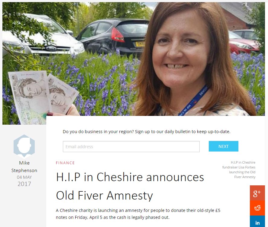 hellofranchiser's tweet photo. Still got your #OldFivers? @HIPInCheshire is running an amnesty with @veeno_UK, @totalfitness, @CreweArmsHotel: https://t.co/lsKWvna7c2 https://t.co/LynfIIDbRR