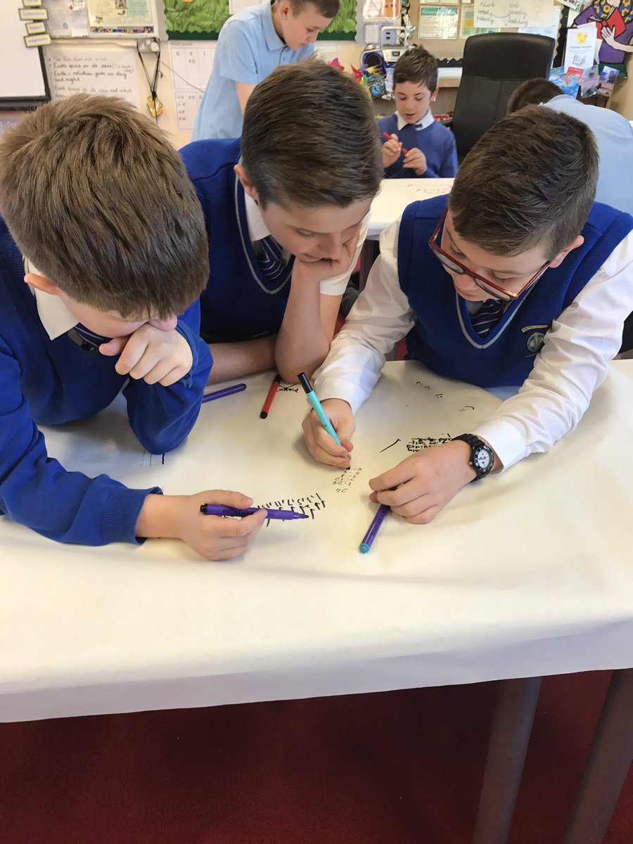 INACTIVEStAl's tweet photo. Year 6 are loving SATs revision today! #graffitimaths #numberfun https://t.co/FY2LbH9hIp