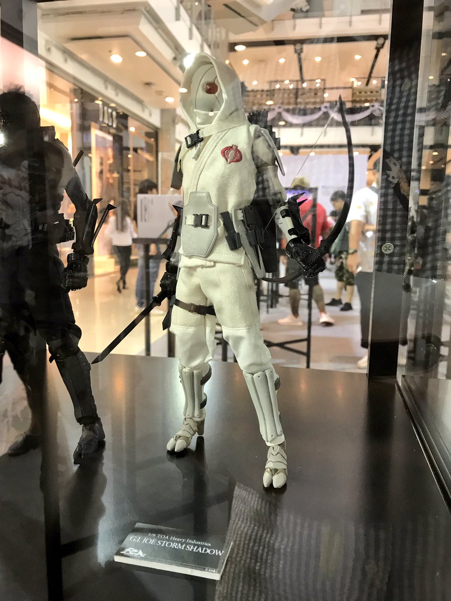 1/6 東亜重工製 G.I. JOE スネークアイズ、ストームシャドウも展示中