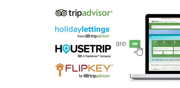 Your_Rentals's tweet photo. TripAdvisor, HolidayLettings, Flipkey and Housetrip are live on https://t.co/2dIah4SR1f #vacationrental #webchannels #tripadvisor #flipkey https://t.co/L2gtdYQNEp