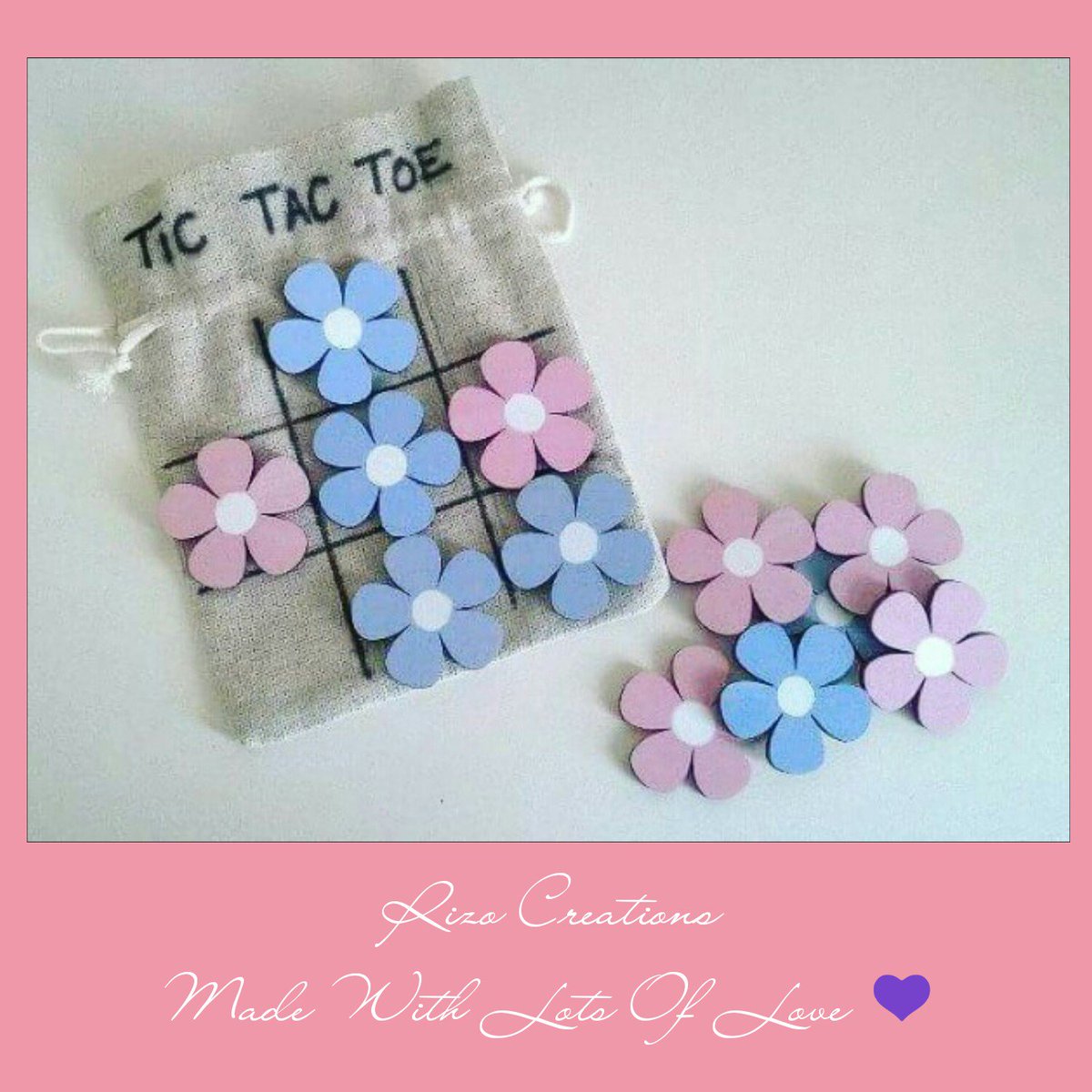 Rizoc84's tweet photo. Tic, tac, toe party favours 💜 #Rizocreations #Handpainted #Personalised #Belfast #NorthernIreland #Noughtsandcrosses #Game #Partyfavour https://t.co/FsXxmga2Vy