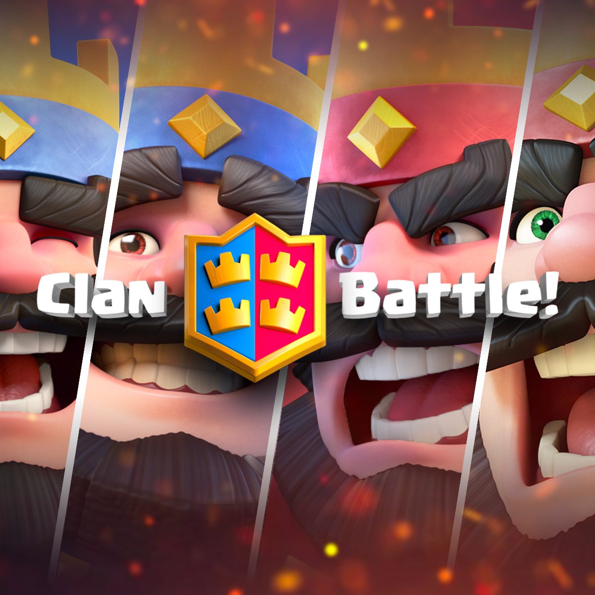 ClashRoyale's tweet photo. It's on. 🤜🤛 https://t.co/rBrAqITiMB