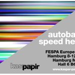 Image for the Tweet beginning: Heading @FESPA Hamburg. Come and