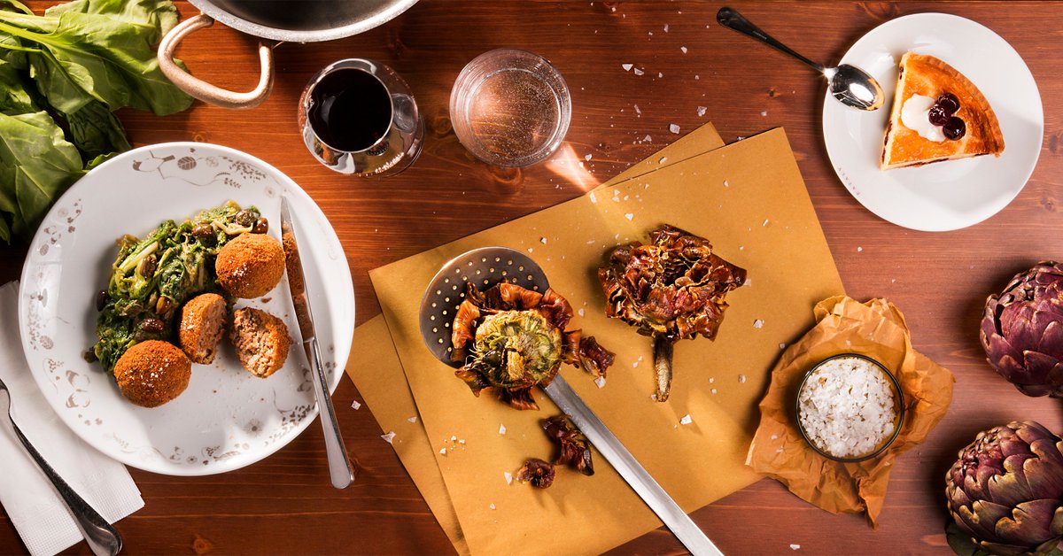 Oggi a Eataly la #tradizioneromana di Sora Margherita! #carciofo, fettuccine cacio e pepe e crostata!Scopri il #menu bit.ly/2nerw1k