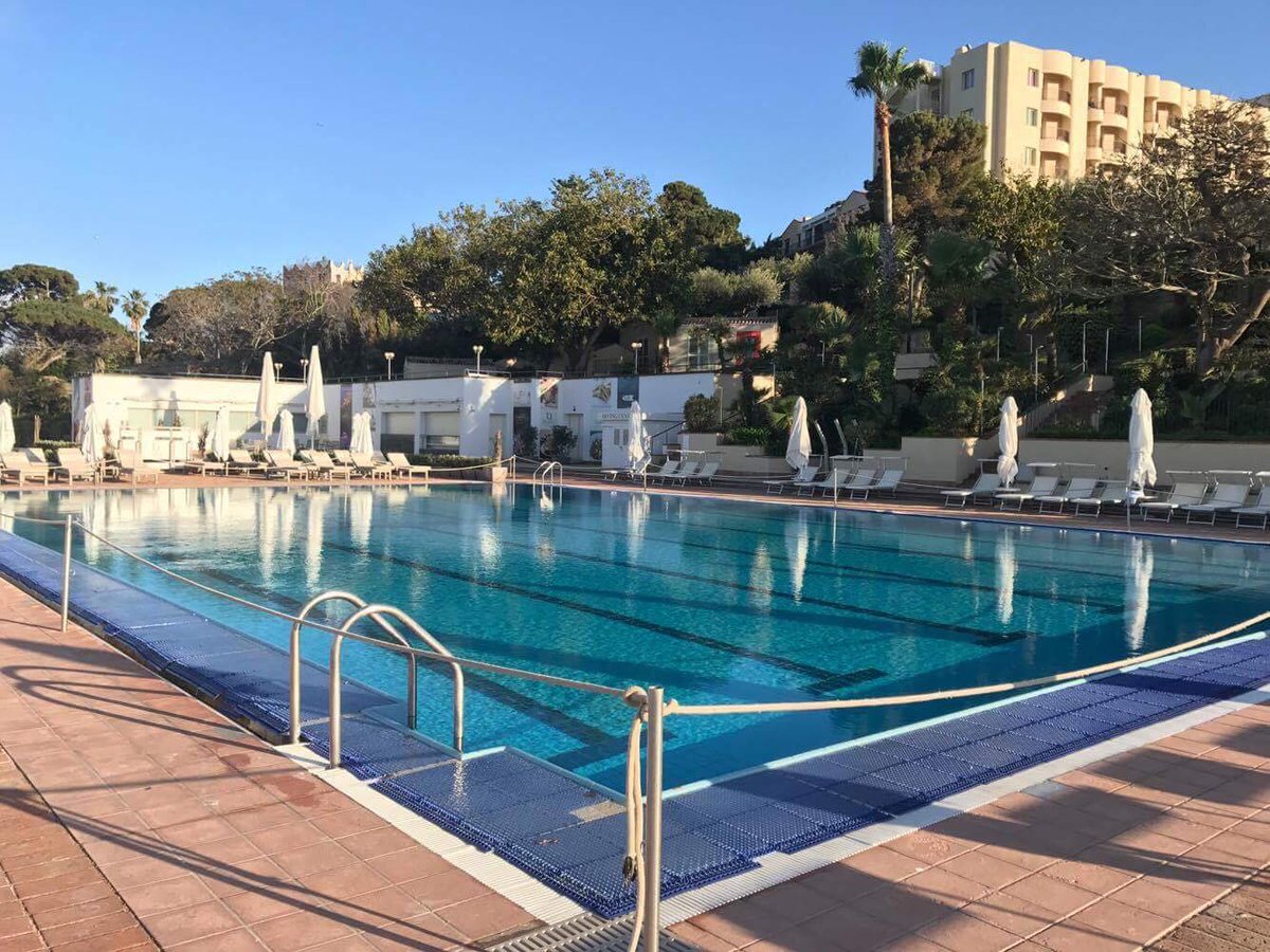 DominaResorts's tweet photo. Early morning at Domina Zagarella. The pool will be open soon, perfect  for that quick dip before breakfast. Come and join us this May! https://t.co/QvdamTRys8