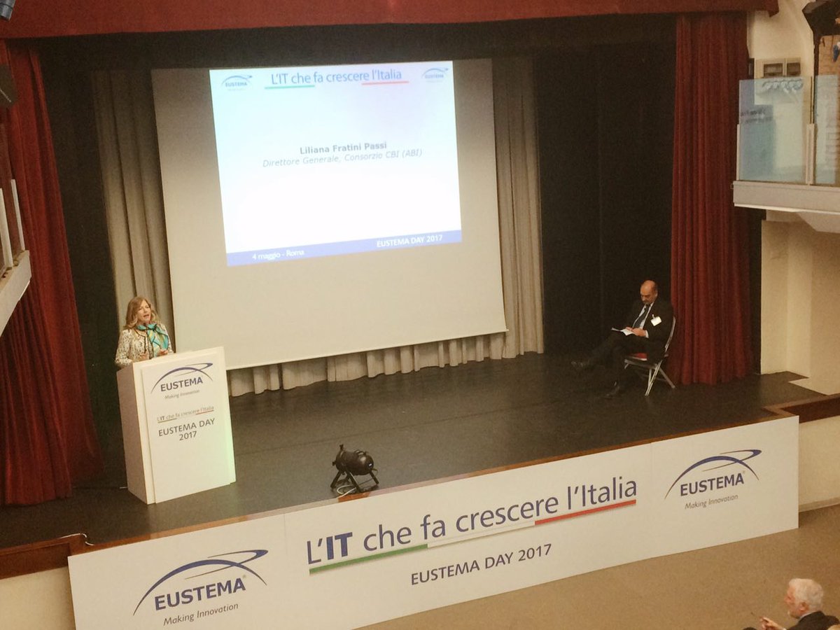 Fratini Passi, @ConsorzioCBI: «In atto evoluzione pagamenti, in arrivo nuove tipologie operatori come IP e IMEL» #EustemaDay17 #innovazione