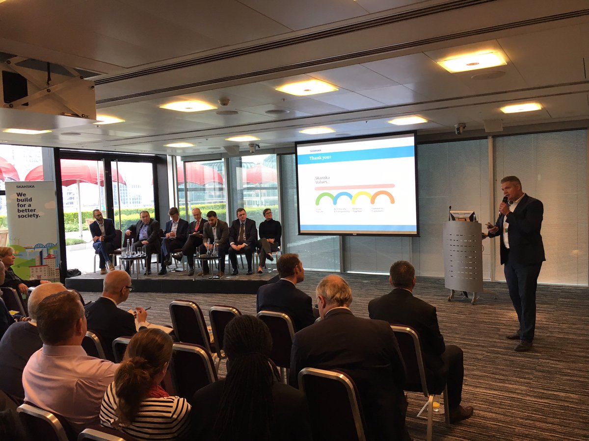 SkanskaUKplc's tweet photo. Summing up at #BeyondFM is @mattmannion26 talking about the importance of #FacMan and productivity https://t.co/ZeoRgY5Do8