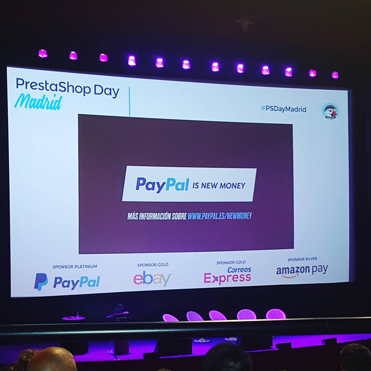 LaudeMMedia's tweet photo. Prestashopday #madrid #tiendasonline #prestashopday https://t.co/YQJ6BtUKPJ