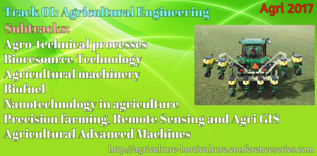 AgricultreConf's tweet photo. 10th #International #Conference on
#Agriculture & #Horticulture
#Tracks & #Subtracks
Submit your abstract @
https://t.co/dR8ThVTDdw https://t.co/MgJ1J543FK