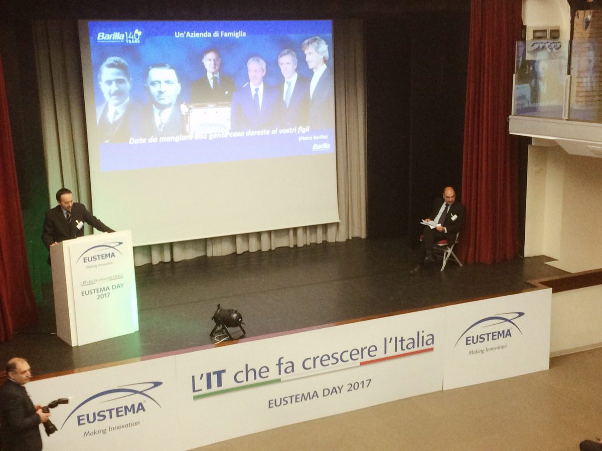 Maldino, <a href="/barillagroup/">Barilla Group</a>: #BarillaGoesDigital «Nostra #innovazione: stampante 3D per pasta personalizzata e forno intelligente» #EustemaDay17