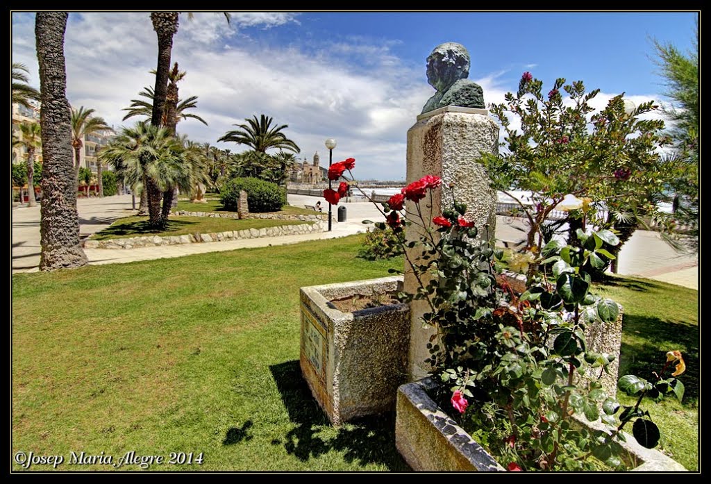 SVS_Sitges's tweet photo. AVUI a les 12H. Homenatge al pintor #PerePruna de la seva filla #IsabelPruna al monument Passeig Marítim de Sitges @AjSitges https://t.co/mbIWpC6enx