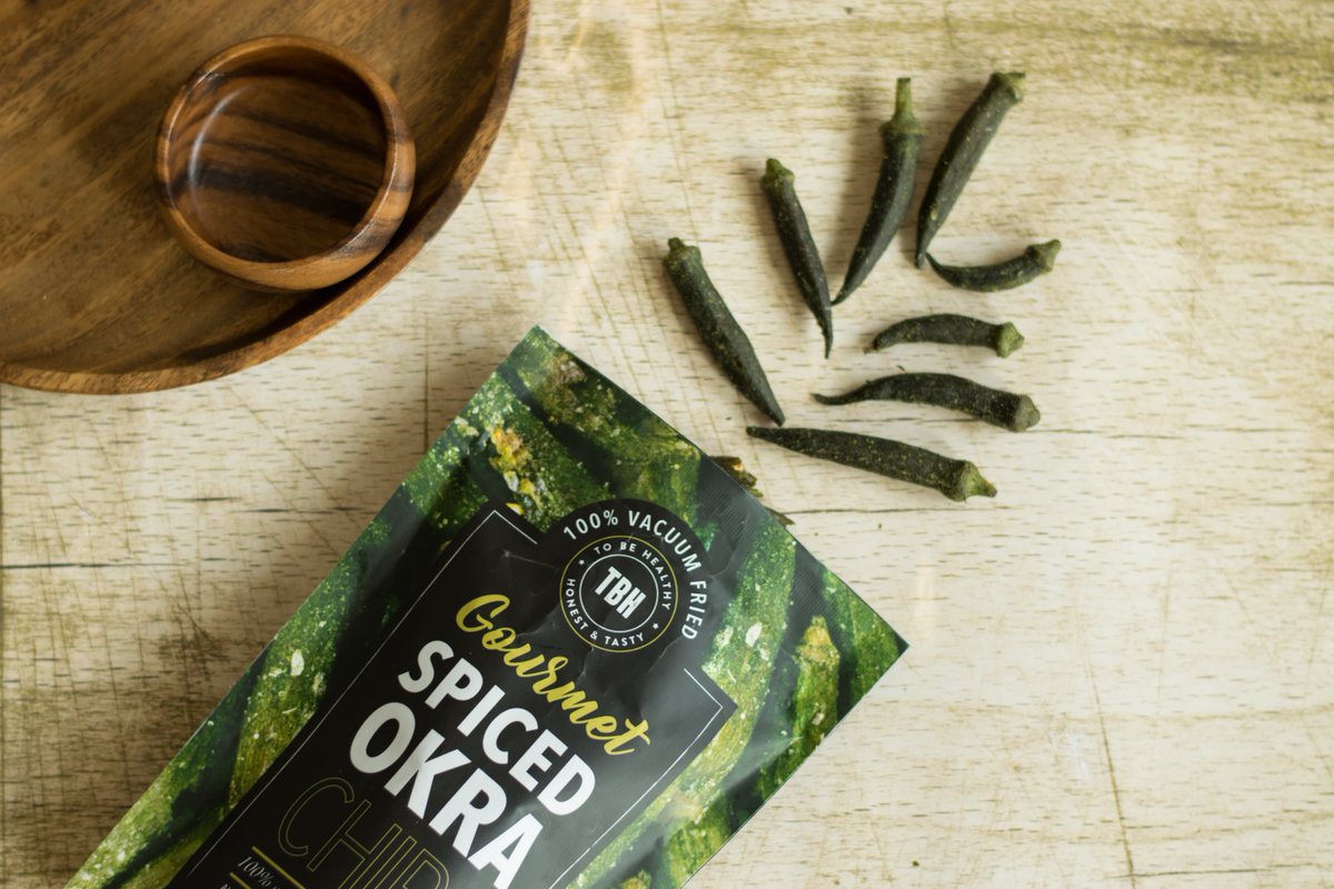 theauntyeve's tweet photo. Low on calories and full of flavour and texture, #ToBeHealthy's spiced okra chips are made for the perfect evening snack. https://t.co/9pT3MdMuTH
