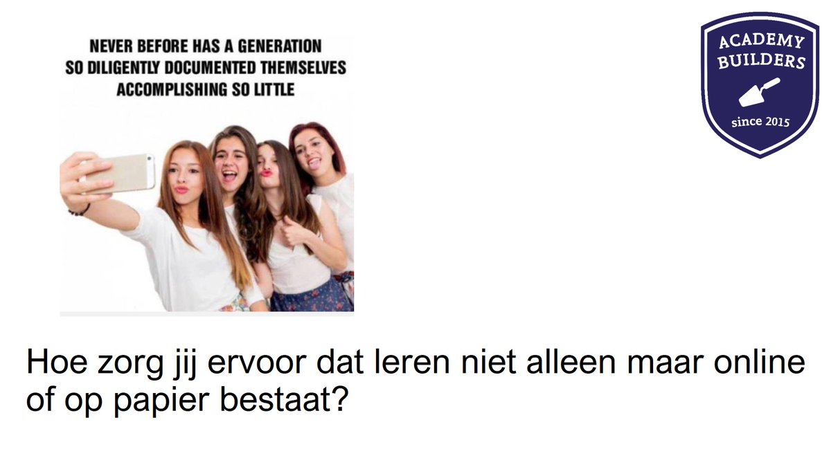 Academy_Builder's tweet photo. Wat zie jij terug van het leeraanbod op de werkplek? https://t.co/RlH6dleYLq