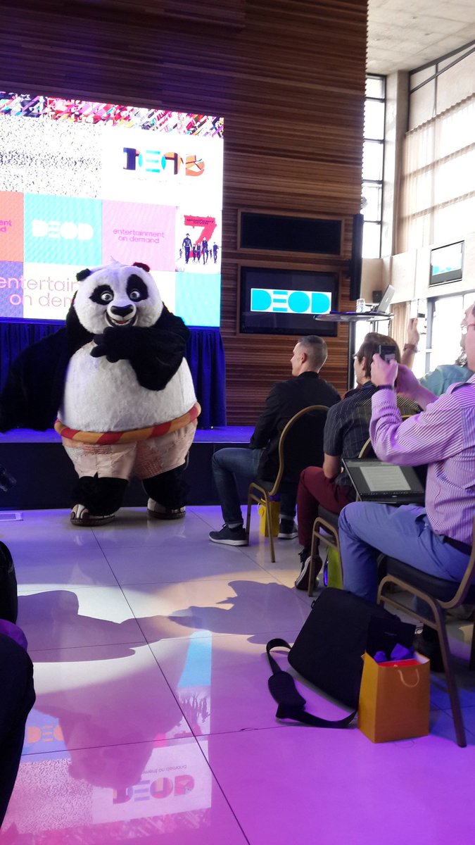DF_Magazine's tweet photo. Special appearance by Po the Panda. #DEODtv #DigitalFocus https://t.co/tYvMCpJPrD