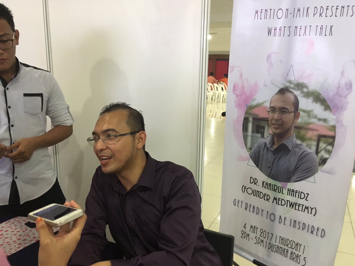 mentiontalk17's tweet photo. Meet &amp; greet with dr @khairul_hafidz 😋 https://t.co/2rtgyFXXJs
