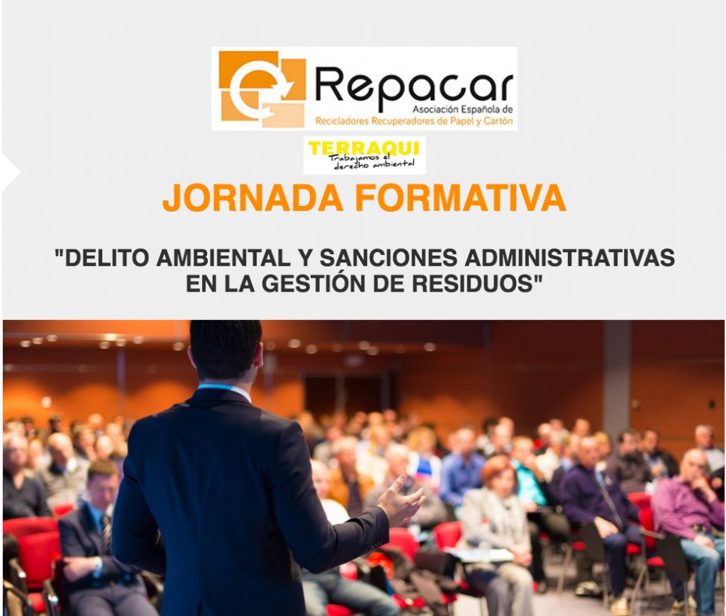 REPACAR's tweet photo. 11MAYO. JORNADA GRATUITA: Delito Ambiental y Sanciones Adminstrativas, con @Terraqui en @CEOE_ES +INFO: https://t.co/Mp94JoVTuZ https://t.co/2h4jEPSWb6