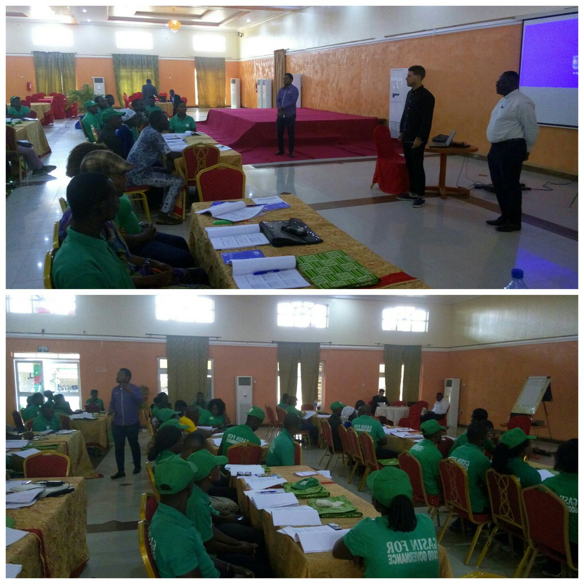 Happening now in Yenegoa: GASIN training her FEWER members on Early Warning &amp; Early Response.