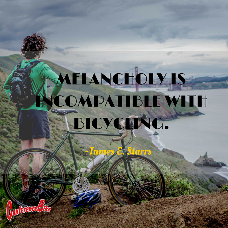 anuragnahata's tweet photo. Conference Bike: Nobody ever gets lonely with bicycling.#Cobi #CobiWorld #ConferenceBike #Quotes #Fitness #Exercise #InspirationalQuotes… https://t.co/Ar1sexbAie