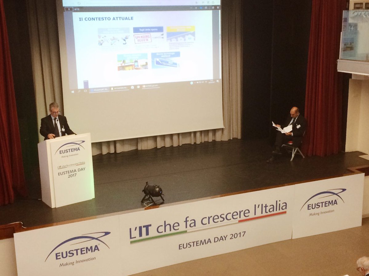 Tomasini, <a href="/inail_gov/">Inail</a>: Nostro digitale cresce, attuato piano '14/16, per '17/19 centralità utente e gestione dati #EustemaDay17 #innovazione