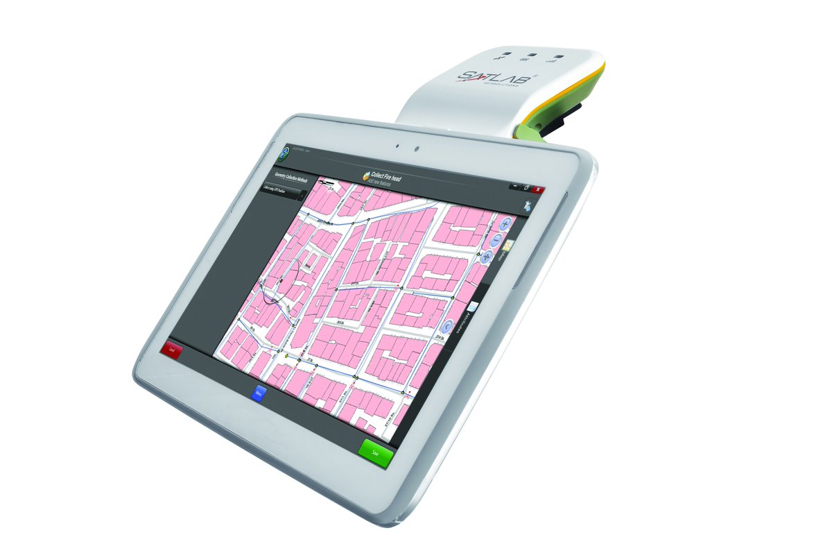 ESRI Collector for ArcGIS - combined with precise GNSS RTK sensor - easy to click-on any tablet/smartphone