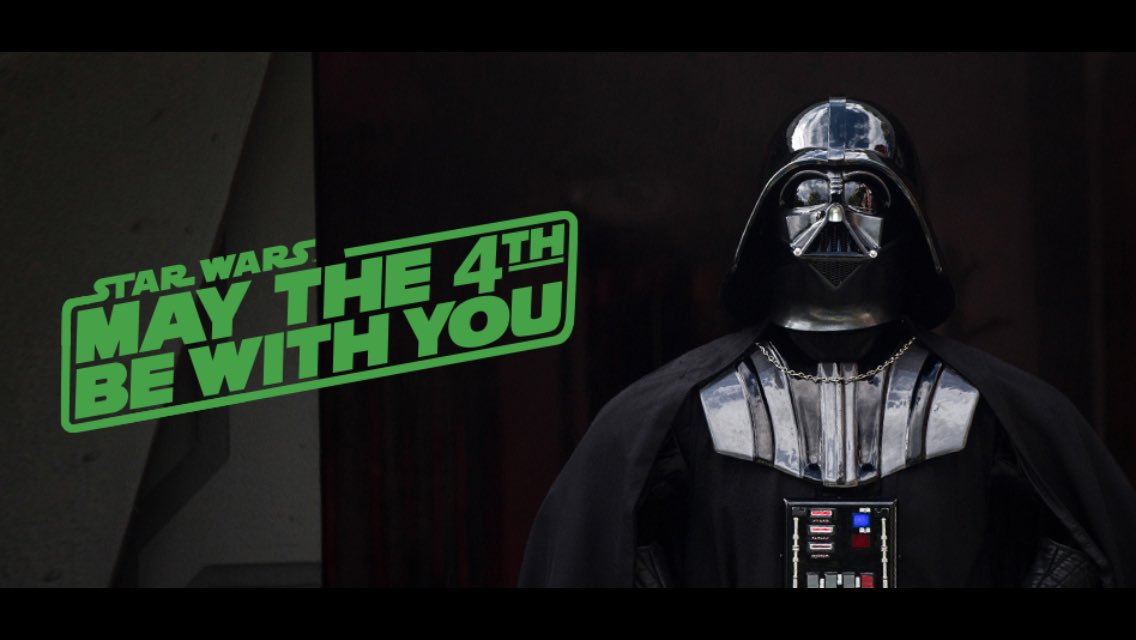 Do something today that makes a difference in the universe #MayTheFourthBeWithYou