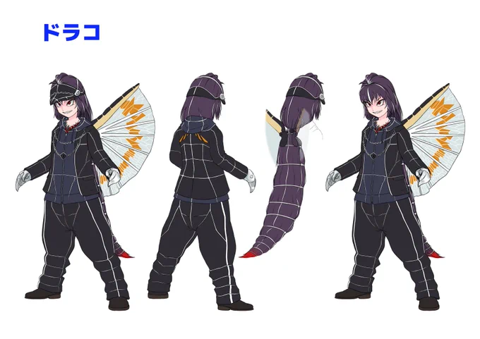 #怪獣擬人化
ドラコ
不良っぽい感じで描いてみました。 